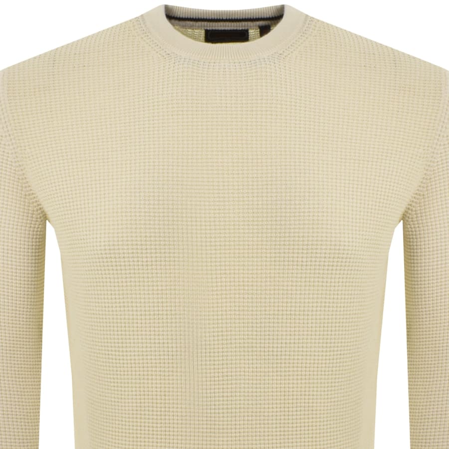Superdry Textured Knit Jumper Cream